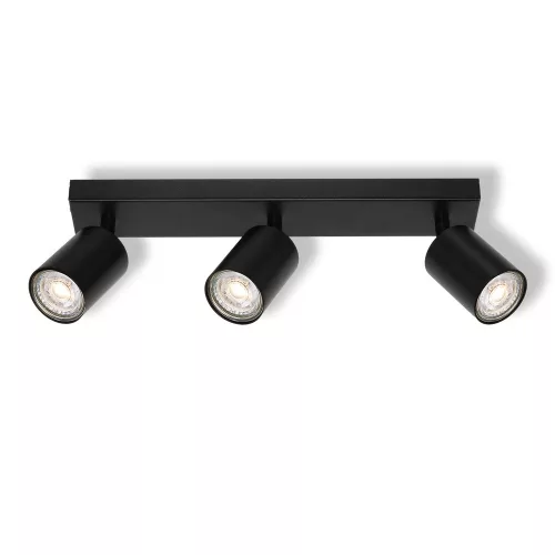 LED fali spotlámpa 3x GU10 fekete Elemental Osram