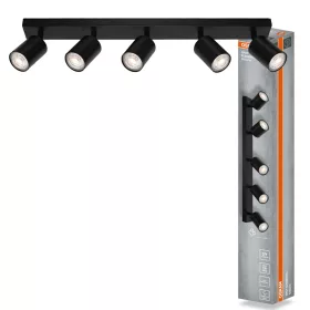 LED fali spotlámpa 5x GU10 fekete Elemental Osram