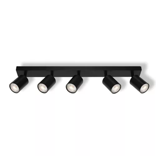 LED fali spotlámpa 5x GU10 fekete Elemental Osram