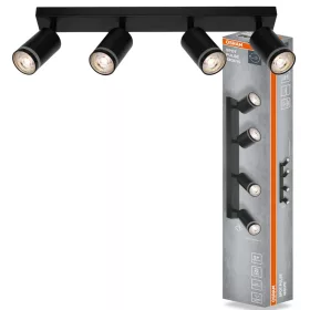 LED fali spotlámpa 4x GU10 fekete Pulse Osram