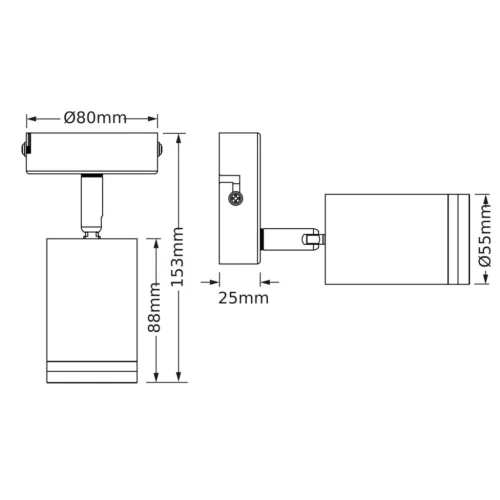 LED fali spotlámpa GU10 fehér Pulse Osram