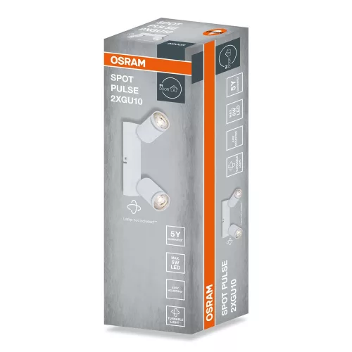 LED fali spotlámpa 2x GU10 fehér Pulse Osram