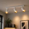 Felületre szerelhető állítható mennyezeti spot reflektor 3x GU10 fehér ETERNAL Osram