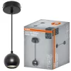 Függeszthető mennyezeti spot reflektor GU10 fekete SPHERAL Osram