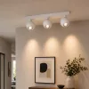 Felületre szerelhető állítható mennyezeti spot reflektor 3x GU10 fehér SPHERAL Osram