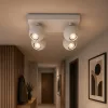 Felületre szerelhető állítható mennyezeti spot reflektor 4x GU10 fehér SPHERAL Osram