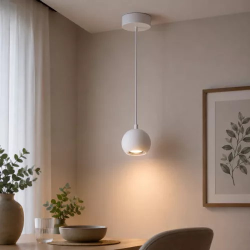 Függeszthető mennyezeti spot reflektor GU10 fehér SPHERAL Osram