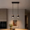Függeszthető mennyezeti spot reflektor 2x GU10 fekete SECTORAL Osram