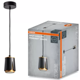   Függeszthető mennyezeti spot reflektor GU10 fekete COLLAR Osram