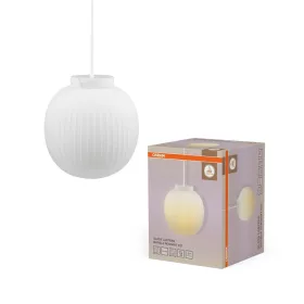   Függesztett mennyezeti lámpa Latarnia E27 fehér Decor Osram