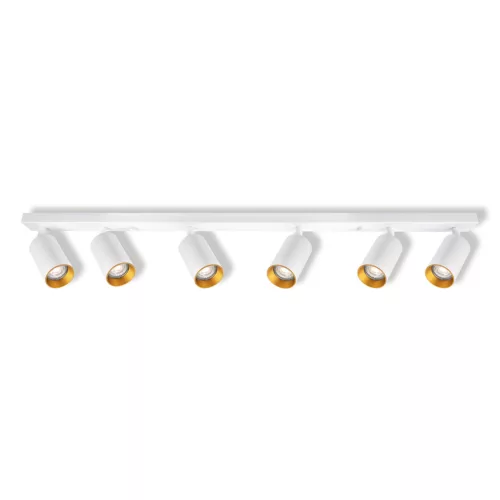 Felületre szerelhető állítható mennyezeti spot reflektor 6x GU10 fehér ETERNAL Osram