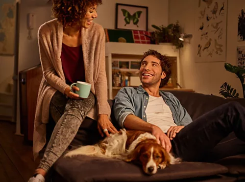 5PAK GU10 LED izzó 2.3W = 35W 230lm 2700K meleg 36° OSRAM alap