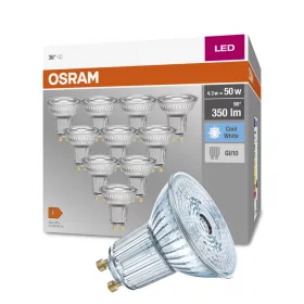   10PAK LED izzó GU10 4.3W = 50W 350lm 4000K Semleges 36° OSRAM