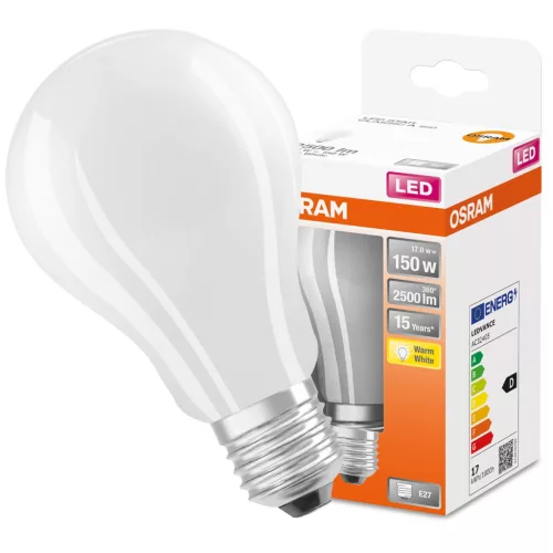E27 A67 LED izzó 17W = 150W 2500lm 2700K 360° OSRAM Star Retrofit Filament