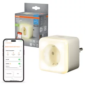   Okoscsatlakozó LED konnektor tájékozódási lámpája ki-/bekapcsoló kapcsolóval, fehér Osram SMART+ WiFi