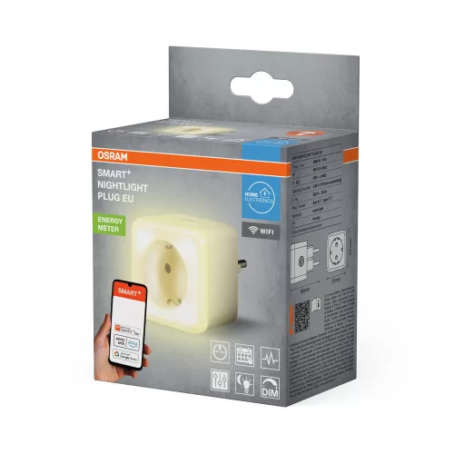 Okoscsatlakozó LED konnektor tájékozódási lámpája ki-/bekapcsoló kapcsolóval, fehér Osram SMART+ WiFi