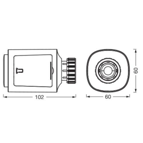 Osram SMART+ WiFi intelligens radiátortermosztát IP44