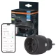 Osram SMART+ WiFi Matter okos dugó kültéri aljzathoz fedéllel és ki-be kapcsolóval