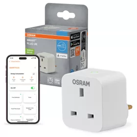   Okos konnektor 3120W Be/Ki Kapcsolóval Fehér Osram SMART+ WiFi Matter