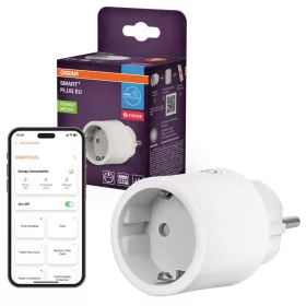   Okos konnektor ki-/bekapcsolóval, fehér, Osram SMART+ WiFi ZigBee