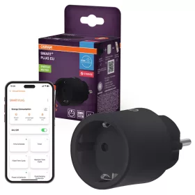   Okos konnektor ki-/bekapcsolóval, fekete, Osram SMART+ WiFi ZigBee