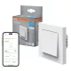 Osram SMART+ Matter WiFi intelligens fali kapcsoló, fekete
