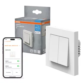 Osram SMART+ WiFi Matter intelligens fali kapcsoló, fekete