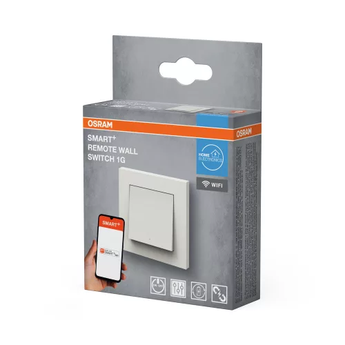 Osram SMART+ WiFi intelligens fali kapcsoló, fekete