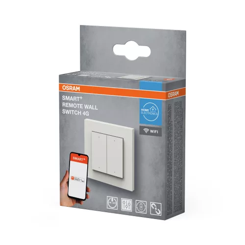 Osram SMART+ WiFi intelligens fali kapcsoló, fekete