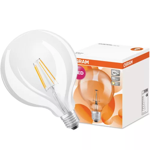 E27 G125 LED izzó 4W = 40W 470lm 2700K  300° OSRAM