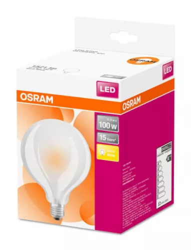 E27 G95 LED izzó 11.5W = 100W 1521lm 2700K 300° OSRAM
