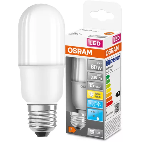 E27 LED izzó 8W = 60W 806lm 2700K OSRAM Stick