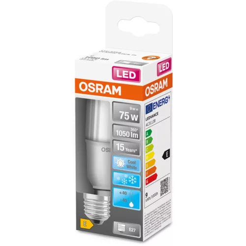 E27 LED izzó 10W = 75W 1050lm 4000K semleges OSRAM Stick