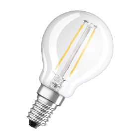   LED izzó P45 gömb alakú E14 2,5W = 25W 250lm 2700K Meleg 300° Retrofit Filament CLASSIC Osram