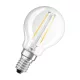 LED izzó P45 gömb alakú E14 2,5W = 25W 250lm 2700K Meleg 300° Retrofit Filament CLASSIC Osram