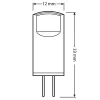 LED G4 KAPSZULÁS izzó 0,9W = 10W 100lm 2700K 320° OSRAM 2CSOMAG