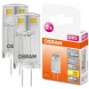 LED G4 KAPSZULÁS izzó 0,9W = 10W 100lm 2700K 320° OSRAM 2CSOMAG