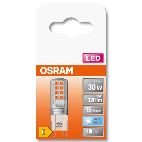 G9 LED izzó KAPSZULA 2.6W = 30W 320lm 4000K Semleges 300° OSRAM STAR