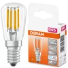 LED izzó E14 T26 2.8W = 25W 250lm 6500K Hideg 320° OSRAM STAR izzószál