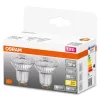 2x GU10 LED izzó 4.3W = 50W 350lm 2700K  36° OSRAM STAR