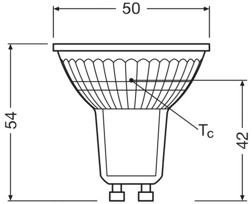 5x GU10 LED izzó készlet 4.3W 350lm 4000K Neutral OSRAM STAR