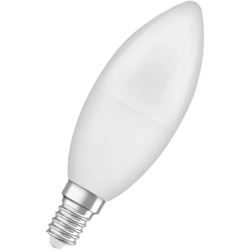 LED izzó E14 B35 7W = 60W 806lm 6500K Hideg 200° OSRAM STAR