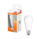 LED izzó ST64 E27 4W = 40W 470lm 2700K Meleg 300° Retrofit Filament CLASSIC Osram