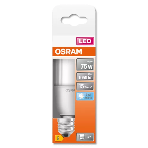 E27 LED izzó 10W = 75W 1050lm 4000K Semleges 200° OSRAM STAR STICK