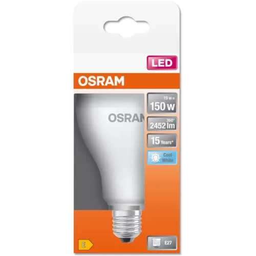 E27 A68 LED izzó 19W = 150W 2452lm 4000K Semleges 200° OSRAM Star