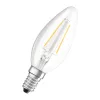 LED izzó E14 B35 CL 2.5W = 25W 250lm 4000K Semleges 300° OSRAM STAR izzószál