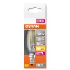 LED izzó E14 B35 CL 5.5W = 60W 806lm 2700K Meleg 300° OSRAM SUPERSTAR izzószál szabályozható