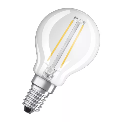 LED izzó E14 P45 CL 2.5W = 25W 250lm 2700K 300° OSRAM STAR izzószál