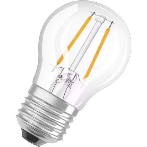 E27 P45 CL LED izzó 4,8W = 40W 470lm 4000K Semleges 320°-os izzószálas, szabályozható OSRAM SUPER STAR