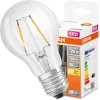 LED izzó E27 A60 CL 3W = 25W 250lm 2700K 300° OSRAM STAR izzószál